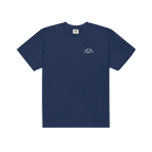 Navy blue t-shirt with a small Soldier Field 10 white logo