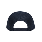 Navy blue cap with a mesh back