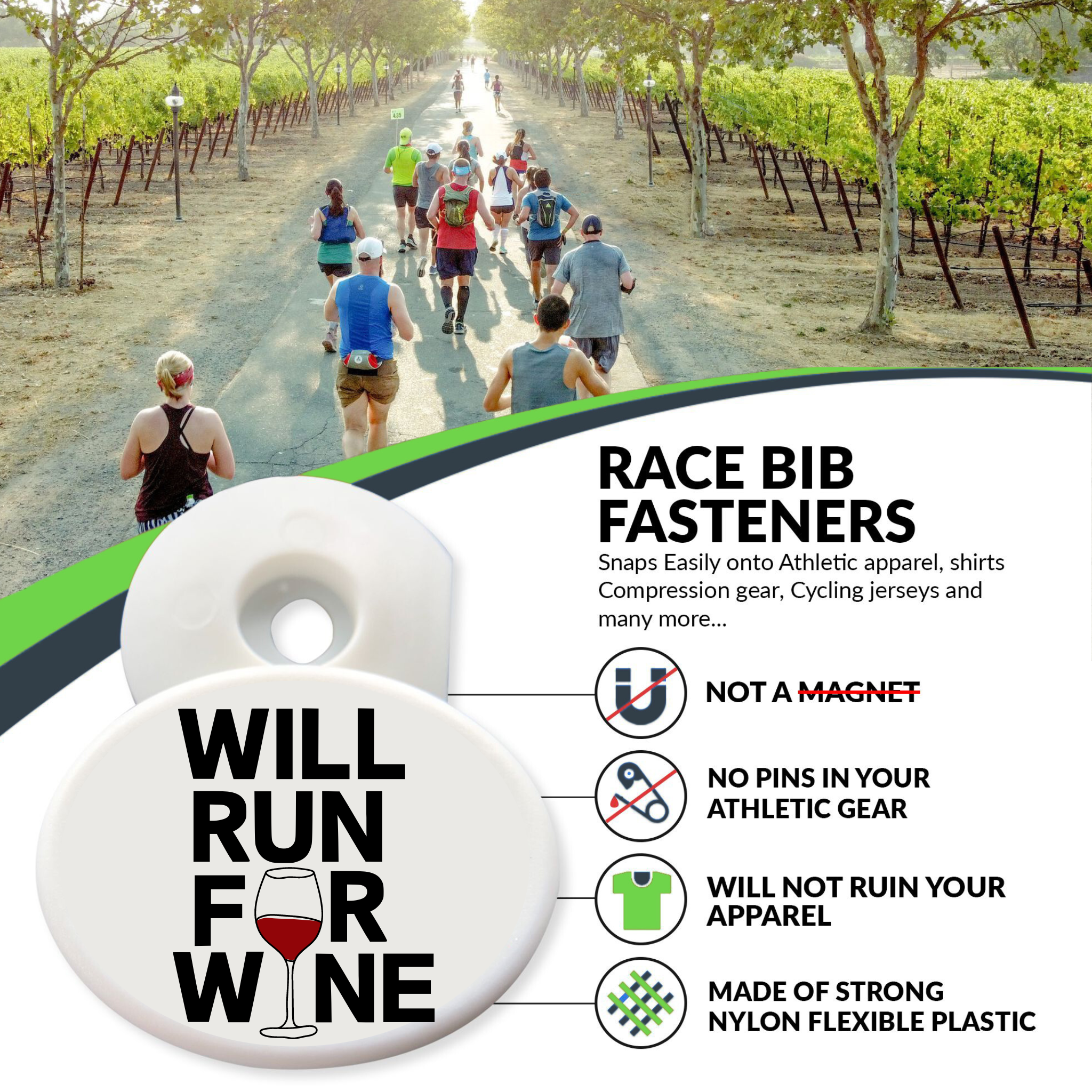 Will Run for Wine Bibboards