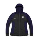 Black and purple hoodie with 'Hoka' and 'Run Mag Mile' logos