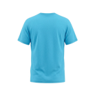 Blue t-shirt on a white background